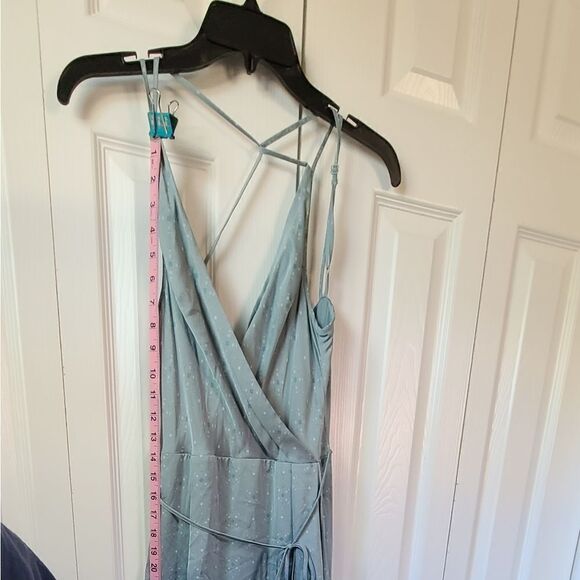 August 1 Eight Dress Extra Small Midi Dress Teal - Picture 12 of 16